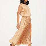 SLEEVELESS PLEATED TOP