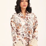 BUTTON DOWN TOP WITH CROCHET DETAIL