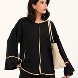 CONTRAST BUTTON DOWN TOP