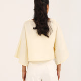 CROPPED TOP WITH WIDE SLEEVES