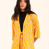 COLLARED TOP WITH TIE DETAIL