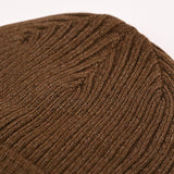 WOOL BEANIE WITH INSIDE FUR