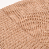 WOOL BEANIE WITH INSIDE FUR