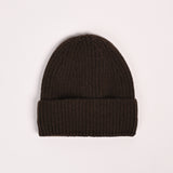 WOOL BEANIE WITH INSIDE FUR