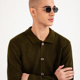 SWEATER POLO CARDIGAN