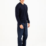 RELAXED FIT CABLE KNIT SWEATER