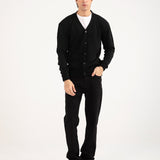 RELAXED FIT CARDIGAN SWEATER