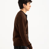RELAXED FIT CARDIGAN SWEATER