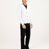 RELAXED FIT CARDIGAN SWEATER
