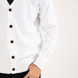 RELAXED FIT CARDIGAN SWEATER