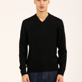 FINE KNIT V-NECK SWEATER