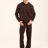 BOXY FIT BRUSHED WOOL BLEND SWEATER