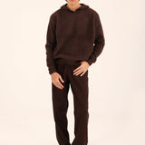 BOXY FIT BRUSHED WOOL BLEND SWEATER