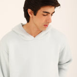 BOXY FIT BRUSHED WOOL BLEND SWEATER