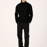 RELAXED FIT HIGH NECK SWEATER