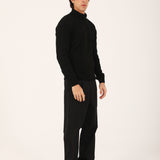 RELAXED FIT HIGH NECK SWEATER