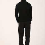 RELAXED FIT HIGH NECK SWEATER