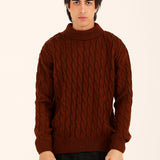 RELAXED FIT HIGH NECK SWEATER