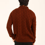 RELAXED FIT HIGH NECK SWEATER