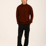 RELAXED FIT HIGH NECK SWEATER