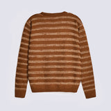 CREW NECK STRIPED SWEATER