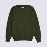 CREW NECK TEXTURED SWEATER