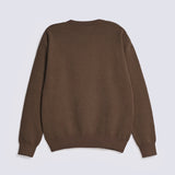CREW NECK TEXTURED SWEATER