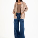 CARDIGAN WITH POCKETS DETAIL