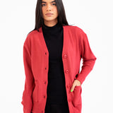 CARDIGAN WITH POCKETS DETAIL