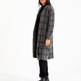 KNITTED JACQUARD LONG CARDIGAN