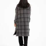 KNITTED JACQUARD LONG CARDIGAN