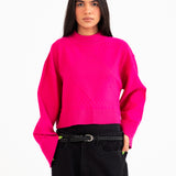 CROPPED OVERSIZED JUMPER