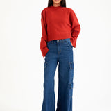 CROPPED OVERSIZED JUMPER
