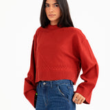 CROPPED OVERSIZED JUMPER
