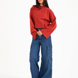 CROPPED OVERSIZED JUMPER