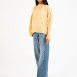 CABLE KNIT OVERSIZED JUMPER