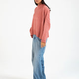 CABLE KNIT OVERSIZED JUMPER