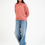 CABLE KNIT OVERSIZED JUMPER