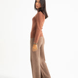 CASHMERE HAND FEEL BASIC SWEATER