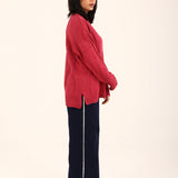 PATTERNED KNIT JUMPER