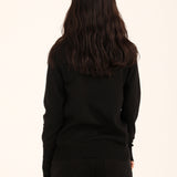 KNIT TOP WITH SLEEVE DETAIL