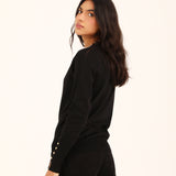 KNIT TOP WITH SLEEVE DETAIL