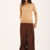 KNIT TOP WITH SLEEVE DETAIL