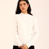 KNIT TOP WITH SLEEVE DETAIL