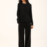 BUTTON DOWN EMBELLISHED SWEATER