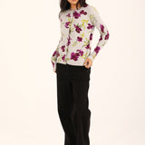 FLORAL PRINTED SWEATER