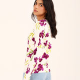 FLORAL PRINTED SWEATER