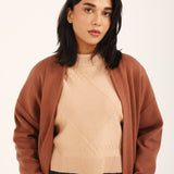 CASHMERE HANDFEEL CARDIGAN