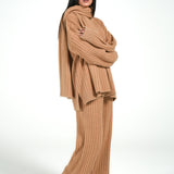 CHUNKY FAUX FUR JUMPER