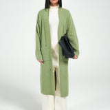 FAUX FUR LONG CARDIGAN